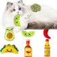 L1rabe Mexican Catnip Stuffed Toys - Hispanic Heritage Month 6Pcs Funny Cat Toys for Cat Lovers Gifts, Carnival Sause Avocado Indoor Kitten Chew Bite Kick Interactive Pet Supplies Kitten Birthday Gift