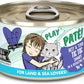 Weruva B.F.F. Play - Best Feline Friend Paté Lovers, Aw Yeah!, Beef & Tuna Tic TOC with Beef & Tuna, 2.8oz Can (Pack of 12)