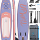 UPWELL 11’6”/11'2”/11'/10'8”/10'6”/10'2” Inflatable Stand Up Paddle Board with sup Accessories Including Backpack, Repairing Kits, Non-Slip Deck, Leash, 3 Fins, Paddle and Hand Pump