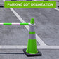 OrangeStar 28" Traffic Cones 6-Pack, Green Safety Cones with Reflective Collars, Weighted Rubber Base for Parking, Construction, Road Safety, Indoor & Outdoor Use