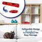 NFL Kansas City Chiefs Cat Tunnel Tube Toy with Plush Football Catnip and Feathers Collapsible Tunnel for Cats to Play, Peek and Hide, Sporty & Fun Cat Tunnel Toy with Team Logo All-Over Design!