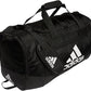 adidas Unisex Defender 4.0 Gym Duffel Bag for Men and Women, Black/White, Medium (66L)
