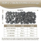 5 lbs Natural Mexican Beach Pebbles, 1-2 Inch Large River Rocks for Plants and Landscaping, Decorative Stone for Fish Tank Aquarium Fountain Garden Paving Walkways Pathways Backyard, Grey