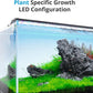 NICREW ClassicLED Plus LED Aquarium Light with Timer, 10 Watts, for 12 to 18 Inch Fish Tank Light, Daylight and Moonlight Cycle