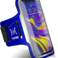 TRIBE Running Phone Holder Armband. iPhone & Galaxy Cell Phone Sports Arm Bands for Women, Men, Runners, Jogging, Walking, Exercise & Gym Workout. Fits All Smartphones. Adjustable Strap, CC/Key Pocket
