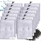 12 Pack Large Filter Cartridges Compatible with Aqueon QuietFlow Power Filter Size 20,30,50,75 & E Internal Power Filter Size 40 & Canister Filter Size 200/300/400 & Zilla Large Filter