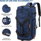 Gym Bag for Men and Women with Shoe & Laptop Compartment, 3-in-1 Sports Travel Duffel Bag Anti-Theft Weekender Carry-On Backpack for Airplane & Workout, Overnight Travel Bag,35L (Blue, Medium)