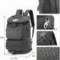 Kalesi Gym Duffle Bag Backpack 4-Way Waterproof with Shoes Compartment for travel Sport Hiking laptop (gray)