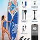Inflatable Stand Up Paddle Board with SUP Accessories, Anti-Slip EVA Deck, 11'*33" Inflatable Paddle Boards for Adults & Youth of All Skill Levels