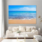 Nature Wall Art Prints - Ocean Forest Mountain Lake Canvas Landscapes - Small to Extra Large Living Room Bedroom Kitchen Bathroom Décor (Sandy Ocean Beach, 24L" x 36W")