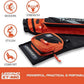 LEGEND XT320 Archery Quivers - Nylon Hip Quivers with 3 Arrow Tube Cases for Target Shooting - Adjustable Waist Belt, T-Slot, Storage Compartments for Accessories, Gear, Tools, Release Tab, Score Card