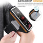 Running Armband with Earphone Bag Cell Phone Armband for iPhone 16 15 Pro 14 Plus 13 11 XR XS, Galaxy S24/S10 Water Resistant Sports Phone Holder Case & Zipper Slot Car Key Holder for 6.9 inch Phone