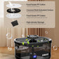 SIBAYS 2.5Gal/9.5L Dog Water Fountain, 3 Flow Modes Pet Water Fountain for Cats, Dog Water Bowl Dispenser with 7" Large Filter & Ultra Quiet Pump, BPA-Free, Ideal for Large Dogs, Multi-pet(FS68)