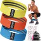 Fabric Resistance Bands for Working Out - Exercise Bands for Women and Men, Booty Bands for Legs and Glute, Yoga, Pilates, Rehab, Fitness and Home Workout