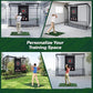 Haokelball Golf Practice Net - 10x7.5ft Hitting Net with Target Cloth for Indoor or Outdoor Use, Heavy Duty with Carry Bag