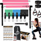 Upgraded Pilates Bar Kit – 39” Adjustable Exercise Equipment for Men, Women with 6X 20, 30, 40 lbs Resistance Bands with Adjustment Buckle – Pilates Equipment for Home Workouts for All Fitness Levels