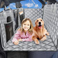 URPOWER XL Dog Back Seat Extender for Crew Cab Truck, Hard Bottom Dog Car Seat Cover Waterproof Dogs Car Hammock Pet Backseat Bed, Pet Truck Accessories for F150 / RAM 1500/ Tundra Crew Cab