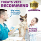 Dog Dental Treats – Vet VOHC Approved – Delicious Chicken Protein – Removes Tartar with Cleaning Comb Shape – Dental Dog Treats for Large Dogs (12oz, 9 Count)