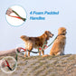 PetBonus Double Dog Leash, No Tangle Dual Leash, Reflective Walking Training Lead, 4 Comfortable Padded Handles for 2 Dogs with Collapsible Bowl and Waste Bags (Khaki Green, Large)