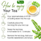 TOG999, 60 Tea bags Dried Chanca Piedra Leaves, Chanca Piedra Tea “Stone Breaker” 100% Natural & Pure. Made with Natural Material Tea Bags. No Sugar, No Caffeine, No Gluten, Vegan.