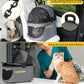 PAWZIDEA Double Pet Stroller with 2 Detachable Carriers, Portable Dog Crate for Car Travel & TSA-Approved Expandable Cat Carrier, Foldable Lightweight Jogger Stroller for 2–4 Cats or Small/Medium Dogs