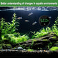 Aquarium Thermometer Digital Fish Tank Thermometer Led Display Fish Tank Temperature Gauge Accurate Thermometer to ±1℉ for Betta Axolotl Turtle Tank (with Spare Battery) 2pack