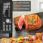 Nuwave Bravo Pro Smart Air Fryer Toaster Oven Combo, Airfryer Convection Oven Countertop, 12-in-1 Functions with Quicker & Even Crisp Technology, 1800W, 50-450°F, PFAS-Free, 21QT, Black