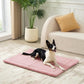 MADE 4 PETS Dog Crate Pad Bed for Medium Large Dogs, Washable & Reversible, Anti-Slip Kennel Mat for Cozy Sleeping, Soft Fluffy Dog Bed for Indoor & Outdoor Use, 35"x23", Pink