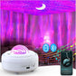 Star Projector with Bluetooth Speaker, 1800mAh Battery Operated Night Light Galaxy Projector, Northern Lights Aurora Projector with Moon, Mood Ambient Lighting for Bedroom Kids Girls Adults