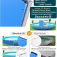 Jasonwell Foldable Dog Kiddie Pool - Hard Plastic Kids Paddling Pool Toddler Baby Swimming Pools for Backyard Collapsible Whelping Box Pet Doggie Cats Wading Pools Bathtub for Puppy Large Dogs