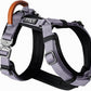 MADE TO ROAM Premium Explorer Harness - Y-Shaped Dog Harness with Adjustable Durable Nylon, Soft Padding, Metal Buckles and Leather Handle for Small, Medium, Large Dogs (Montana Moonrise, Size 2)