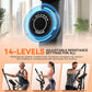 ANCHEER Elliptical Machine, Elliptical Exercise Machine with Quiet Magnetic Drive,14 Resistance Levels, Pulse Rate Monitor, LCD Monitor, 15.5IN Stride, Elliptical Trainer for Home