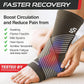 Sleeve Stars Ankle Brace for Women & Men, Ankle Wrap for Sprain, Compression Sleeve for Plantar Fasciitis Relief, Easy Customizable Support: w/ Removable Strap (Pair/M:10"-12"/Dark Brown)