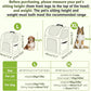 Pecute Pet Carrier Backpack, Large Cat Carrier Backpack, Expandable Cat Backpack with Breathable Mesh for Medium Large Cats, and Small Dogs, Dog Backpack Carrier for Travel Hiking Khaki