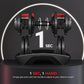 Yaheetech Adjustable Dumbbell Set 28/40/52.5/90LBS Adjustable Dumbbells Fast Adjust Dumbbell Weight Set with Anti-Slip Handle and Tray for Men/Women Home Gym Strength Training Equipment Single/Pair