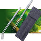 2 Pcs 10.6 Inches Heavy Duty Reptile Feeding Tongs, Long Aquarium Tweezers, Straight and Curved Long Tweezers for Aquarium and Terrarium