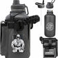 Iron Infidel Battle Bottle - Half Gallon Water Bottle Insulated, 64 oz Stainless Steel Water Jug with Handle - Gym Water Bottle for Men with Rugged Sleeve for Storage (Earned, Not Given 2 Liter)