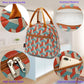 FlowFly Insulated Lunch Cooler Bag - Tote Bag Organizer for Women/Men, Red#3D