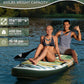 11'6"x35" Inflatable Paddle Board, 450lbs Extra Wide Stand Up Sup Board for Adults, Blow Up Paddleboard Kayak Non-Slip Stable Deck Boat for Yoga Fishing Surf
