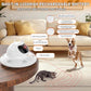 Cat Laser Toy,3-in-1Interactive Cat Toys Automatic Cat Toy with 360° Random Laser & Interactive Feather - 5 Laser PatternsUSB Rechargeable Motion Activated Moving - Fun Toys for Indoor Cats & Kittens