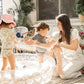 Tiny Twinkle Mess-Proof Waterproof Wet Dry Bag | 2-Pack Reusable Wet Bags for Swimsuits & Baby Clothes | Leakproof Wet Bag for Travel & Diaper Changes for Baby (Lotus)