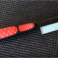 Ryan's Pet Supplies Paw Brothers Flea Comb for Small and Large Dogs and Cats with Handle, Professional Dog Grooming Kit and Supplies, Puppy Essentials, Black and Red, 8.8 Inches