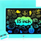 Toys for 3 4 5 6 7 8 Years Old Boys Girls, LCD Writing Tablet 15 Inch Doodle Board, Electronic Drawing Pads Drawing Tablet, Educational Birthday Gift for 3-6 Years Old Kids Toddler (Blue)