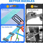 Hapfan 50 FT Ninja Warrior Obstacle Course Swing Set for Kids with Weather-Proof Accessories, Outdoor Playset with Monkey Bars for Backyard