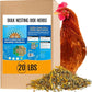 BuffClucks Herb Supplement for Backyard Chickens - Natural Chicken Treats, Poultry Feed Botanical Mix, Plant-Based Coop Snacks for Daily Wellness, Feather Quality, Egg Production, USA (20 LB)
