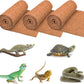 ZeeDix 3 Rolls Coconut Fiber Reptile Substrate Mat, 24 x 48 inches Natural Coco Mat Reptile Carpet Coco Fiber Liner Turtle Bedding Reptile Terrarium Liner for Lizard Snake Turtle Gecko Bearded Dragon