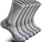 BULLIANT Compression Socks for Men 6Pairs, Athletic Crew Socks Cushioned For Men Sports Running-Arch Support