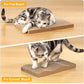 Poils bebe 5 PCS Cat Scratcher with Box, Reversible Cat Scratchers for Indoor Cats, Cardboard Cat Scratcher with Catnip, 2 Curved and 3 Flat Boards for Scratching Bed