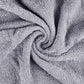 CASA COPENHAGEN, Solitaire, 600 GSM, 27x55 Inches Large Bath Towels, Set of 4 Towels, Super Soft and Absorbent, Egyptian Cotton Towels for Bathroom & Shower - Grey Violet