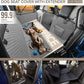 SHARLOVY XL Truck Back Seat Extender for Dogs, Large Hard Bottom Dog Car Seat Cover for Back Seat, Heavy Duty Dog Car Hammock, Waterproof Pet Seat Covers for Trucks, F150, Ram1500 and Large SUV